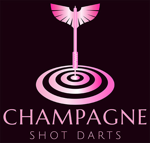 Champagne Shot Darts Logo